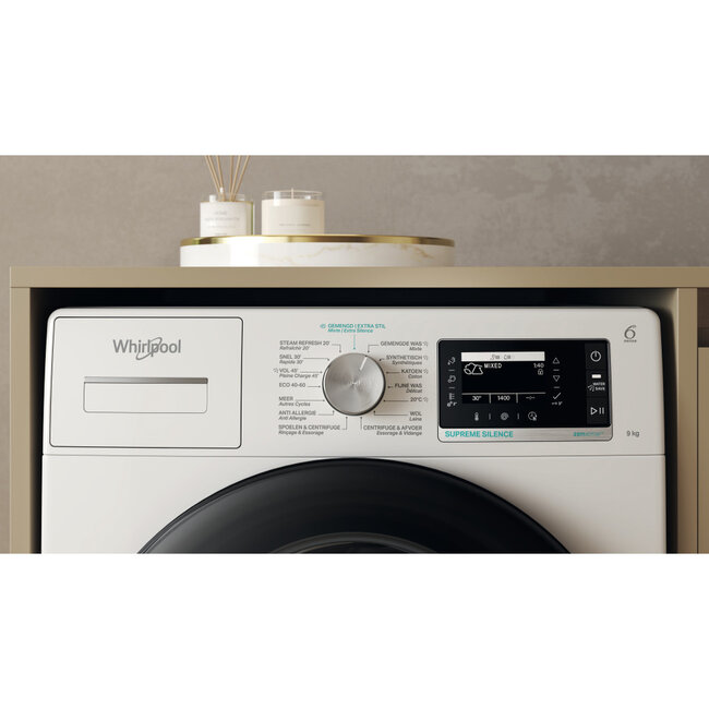 Whirlpool W7 99 SILENCE BE wasmachine 9 kg Steam