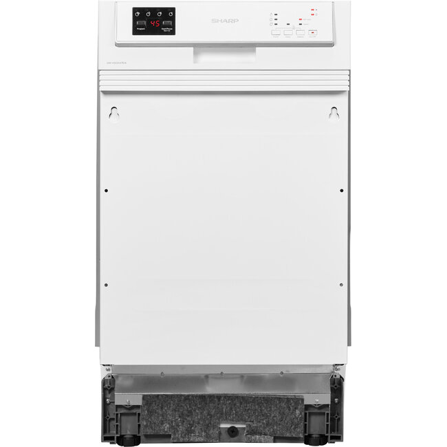 Sharp QW-HS12S47EW half geintegreerde vaatwasser 45 cm
