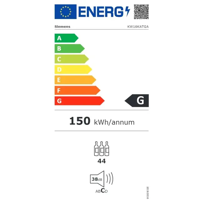 Siemens KW16KATGB Wijnklimaatkast | iQ500