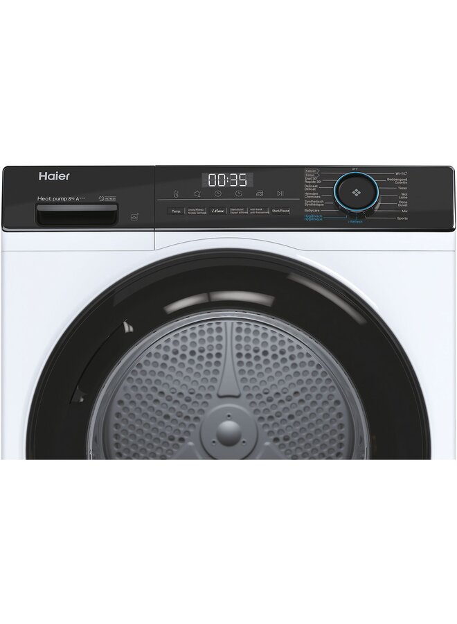 Haier HD80-A3939E-S  warmtepompdroger | A+++ | 8 kg