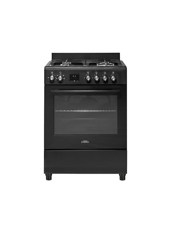 Everglades EVCK6020 Gasfornuis | Zwart