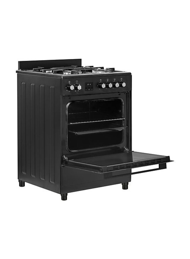 Everglades EVCK6020 Gasfornuis | Zwart