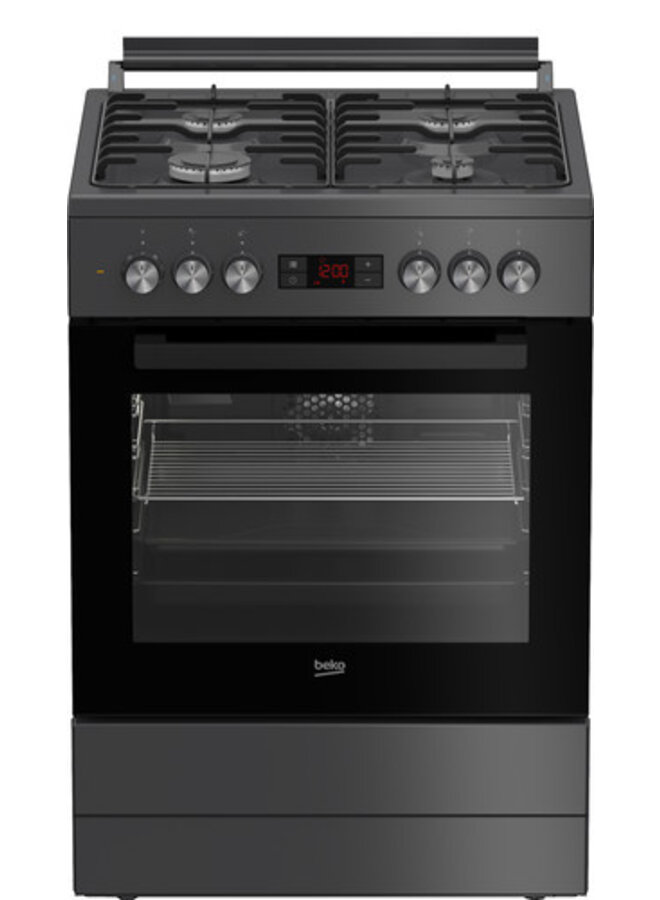 FSM62320DASNL gasfornuis | 60 cm | Zwart