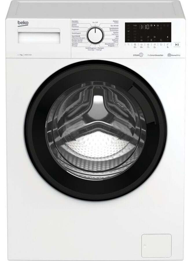 Beko WUV75421W wasmachine SteamCure