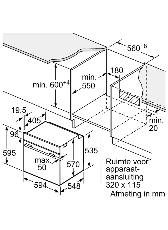 Siemens HB578ABS0 inbouw oven pyrolyse