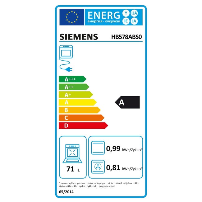 Siemens HB578ABS0 inbouw oven pyrolyse