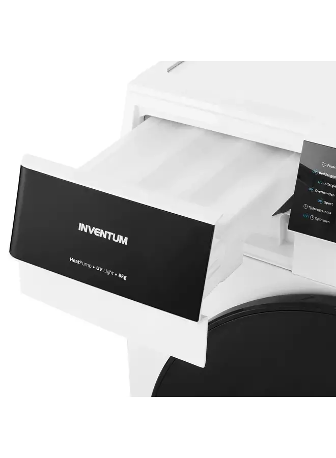 Inventum VDW8020W warmtepompdroger 8 kg A++ B