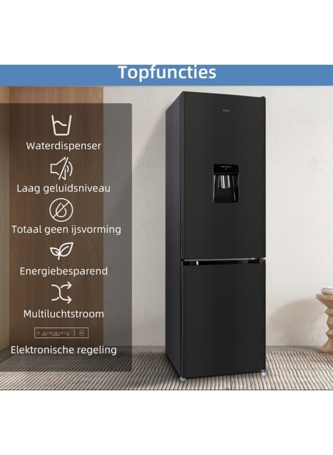 CBM250NEBD Koel-Vriescombinatie NoFrost Waterdispenser