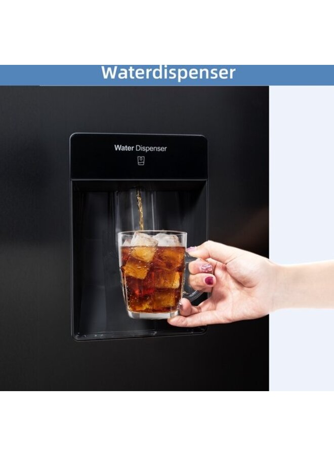CHiQ CBM250NEBD Koel-Vriescombinatie NoFrost Waterdispenser