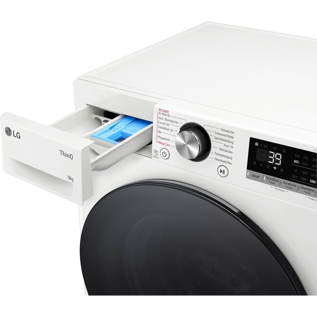 LG F2V7SLIM9 | Wasmachine  | 9 kg  | Slimline model |  AI