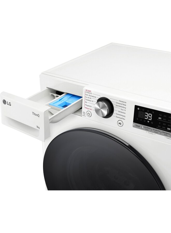 LG F2V7SLIM9 | Wasmachine | 9 kg | Slimline model | AI