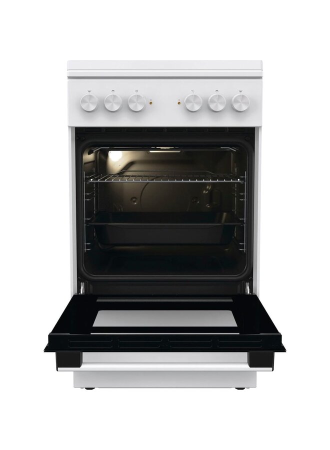 Gorenje GE 5A23WH elektrisch fornuis 50 cm AquaClean