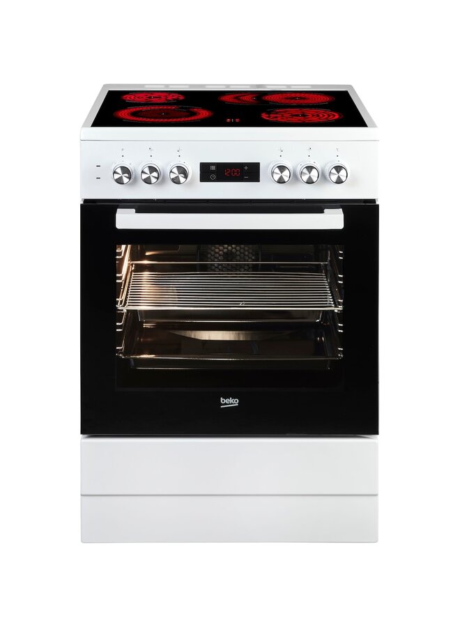 Beko FSM67320GWS keramisch fornuis