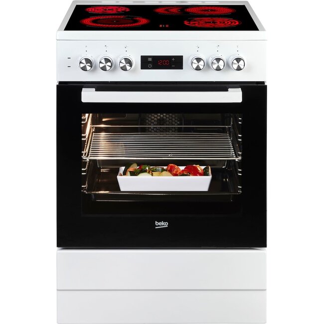 Beko FSM67320GWS keramisch fornuis