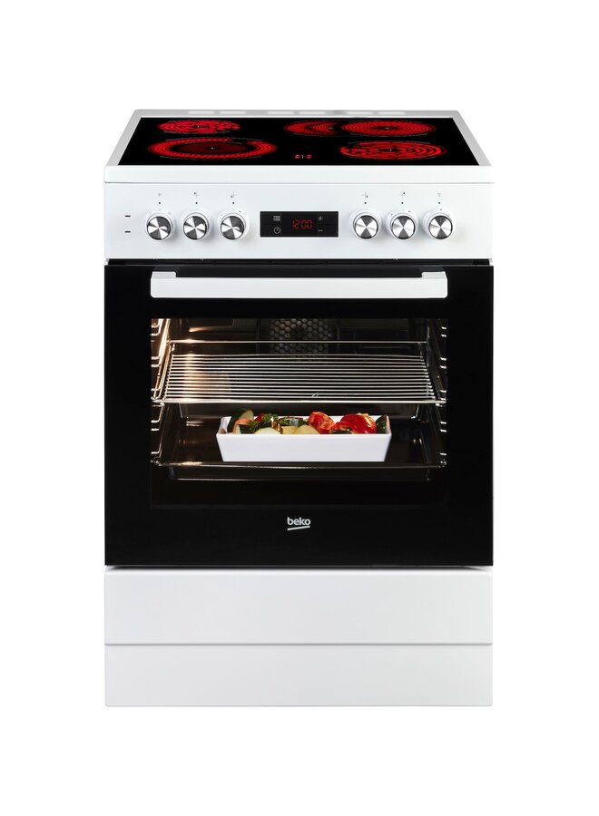 Beko FSM67320GWS keramisch fornuis