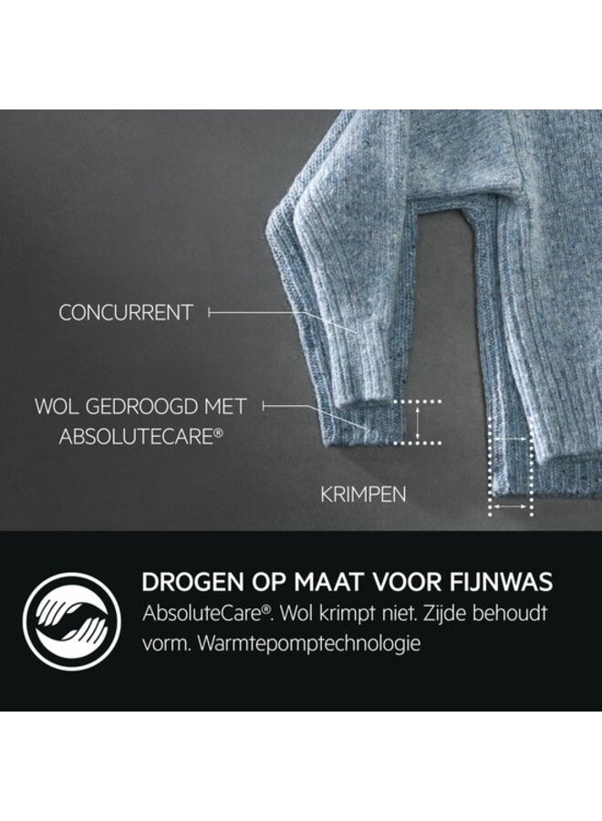 Aeg TR959M4C warmtepompdroger 9 kg A+++ 9000 serie