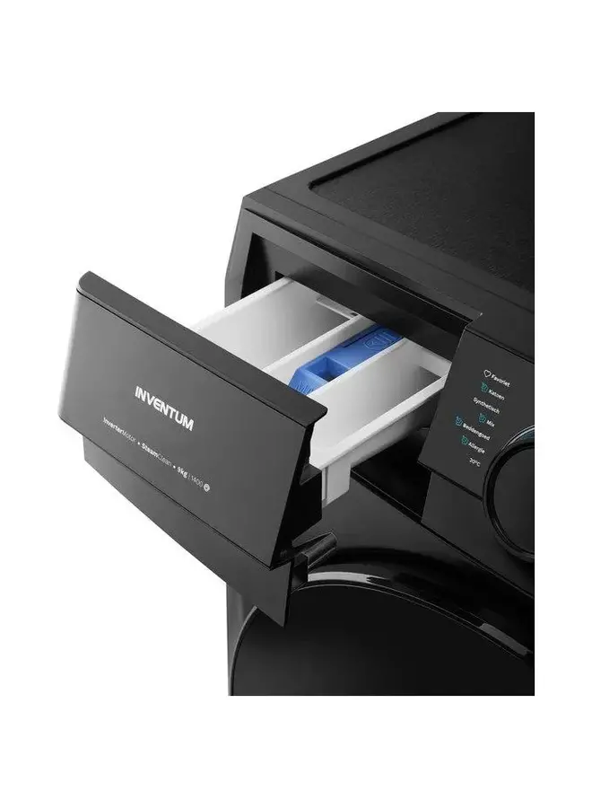 Inventum VWM9010B  | Wasmachine | 9 kg | Steam | Zwart | A