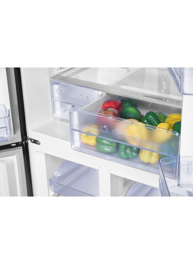 FRILEC BONN-MD458-WS-040DDI Amerikaanse koelkast