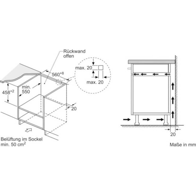 Neff C1CMG84N0 inbouw combimagnetron