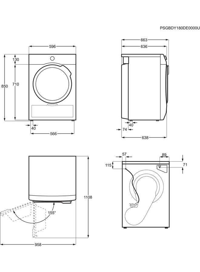 AEG TR737L2B Warmtepompdroger 7 kg