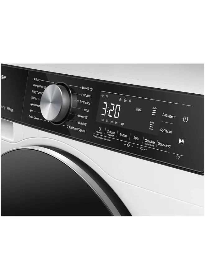 Hisense WF5S1045BW wasmachine 10.5 kg | Wit