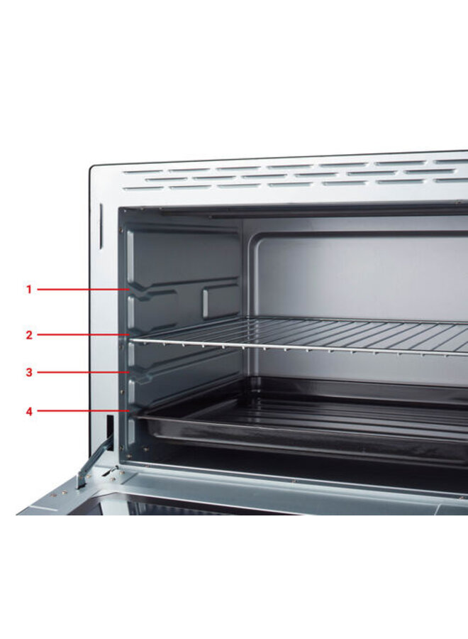 Tomado TEO6000B - Vrijstaande Oven - 60 Liter