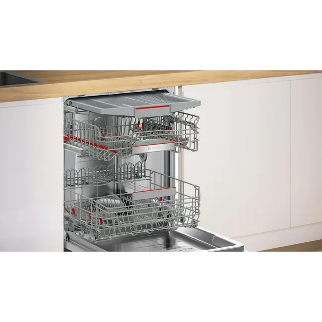Bosch SMU6ZCS16E | Onderbouw vaatwasser | 60 cm | RvS | Besteklade