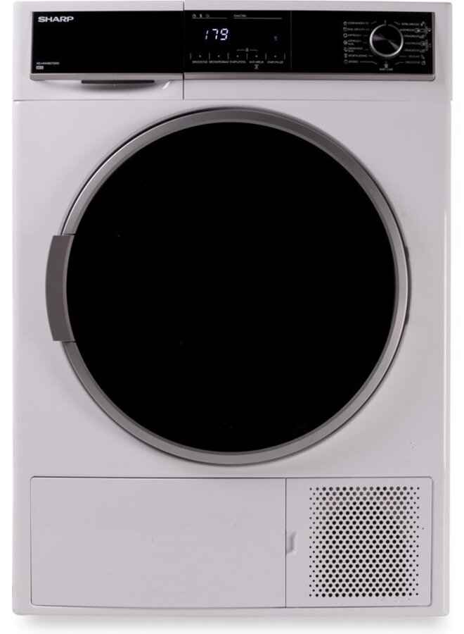 Sharp KDHHH8S7GW21BX warmtepompdroger A++