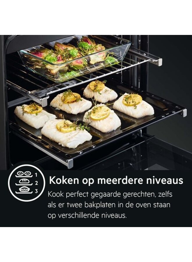 AEG BEB351010M Inbouw oven 60 cm Stoom