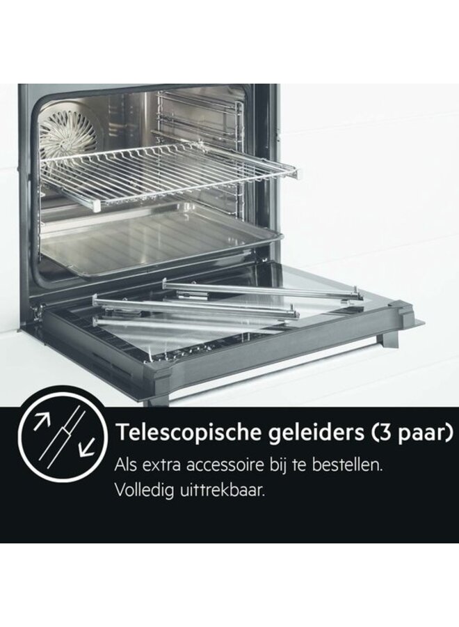 AEG BEB351010M Inbouw oven 60 cm Stoom