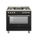 Beko GM 15120 DA PR NL |  gasfornuis | 90 cm | Zwart/RVS