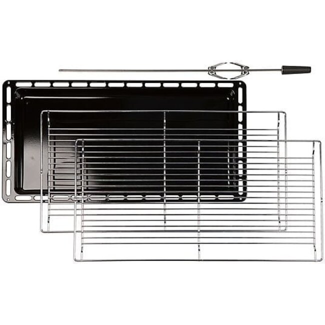 Beko GM 15120 DA PR NL gasfornuis 90 cm Zwart/RVS
