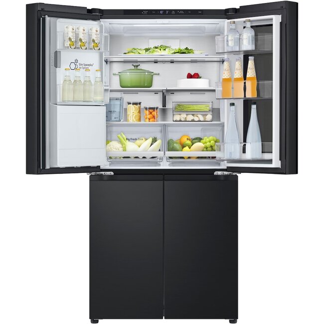 LG GMG761EPAE Multidoor Amerikaanse koelkast InstaView Zwart