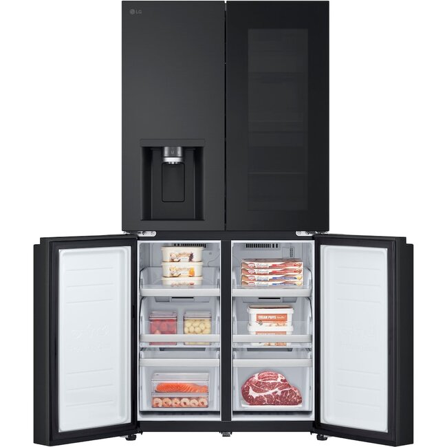 LG GMG761EPAE Multidoor Amerikaanse koelkast InstaView Zwart