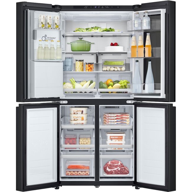 LG GMG761EPAE Multidoor Amerikaanse koelkast InstaView Zwart