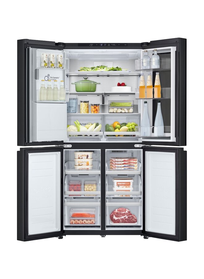 LG GMG761EPAE Multidoor Amerikaanse koelkast InstaView Zwart