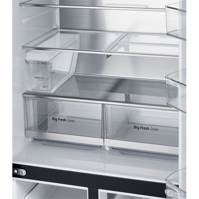 LG GMG761EPAE Multidoor Amerikaanse koelkast InstaView Zwart