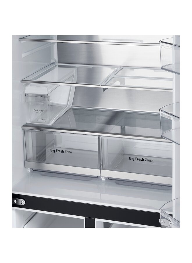 LG GMG761EPAE Multidoor Amerikaanse koelkast InstaView Zwart