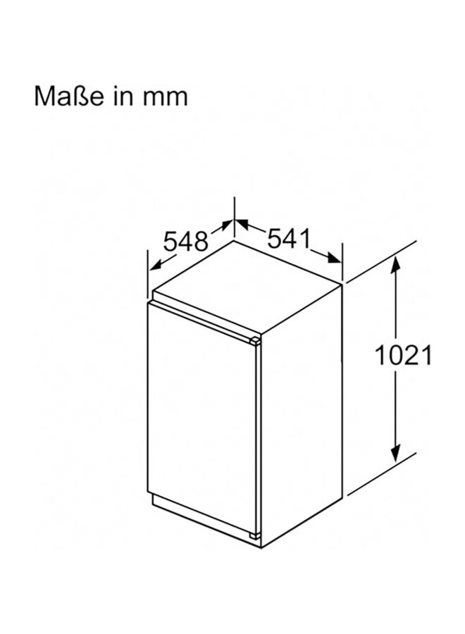 Constructa CK232NSE0 inbouw koelkast 102 cm