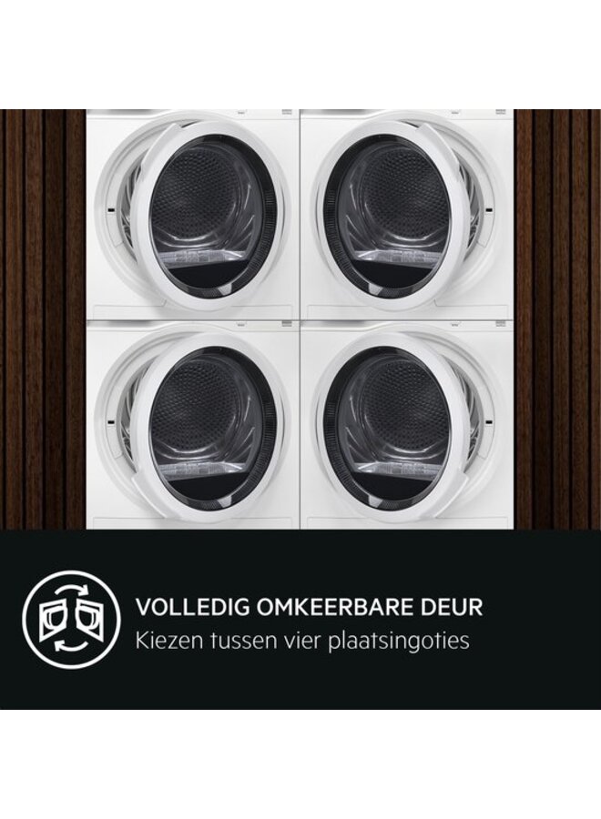 AEG TR7386T4B Warmtepompdroger 8 kg