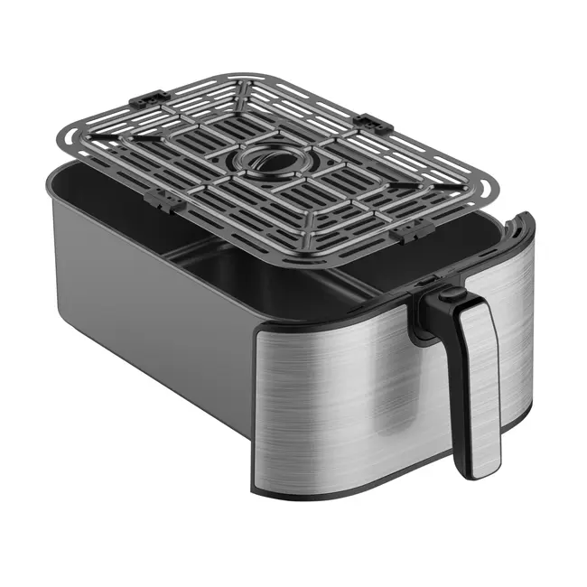 Inventum GF801HLDB Airfryer - Inhoud 8 liter - Zwart/RVS