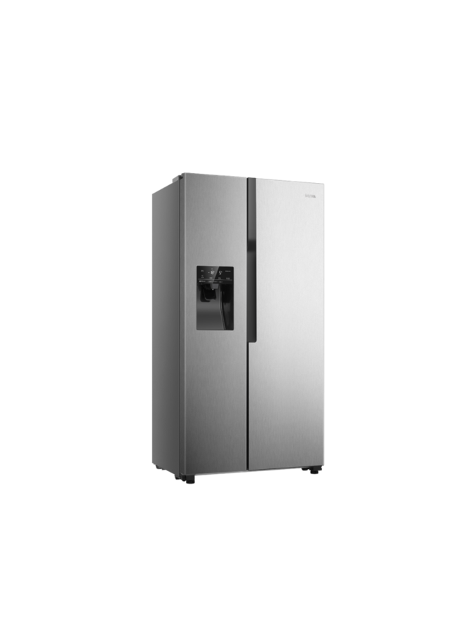 ETNA AKV778IRVS Amerikaanse koelkast Water- en ijsdispenser