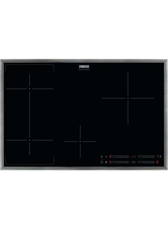 Zanussi ZIFN844X inductie kookplaat 80 cm