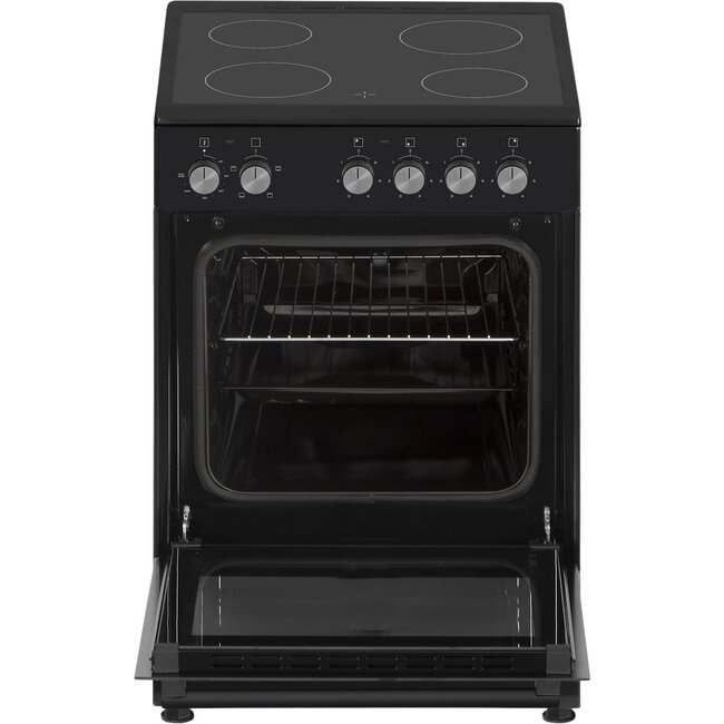 Everglades EVCK5030  Keramisch Fornuis Zwart 50 cm