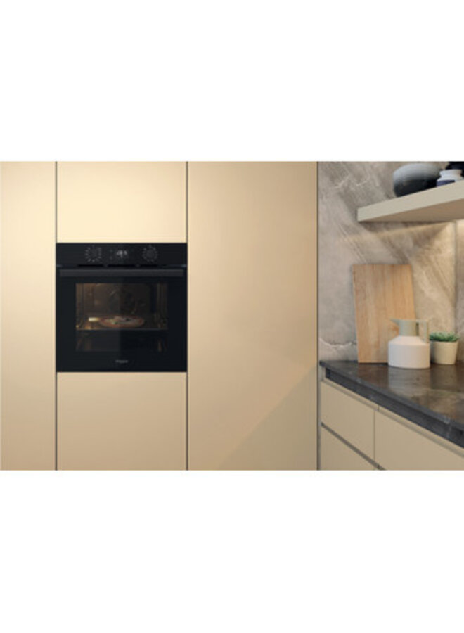 Whirlpool OMR58HU1B Multifunctionele oven - 71L - Zwart