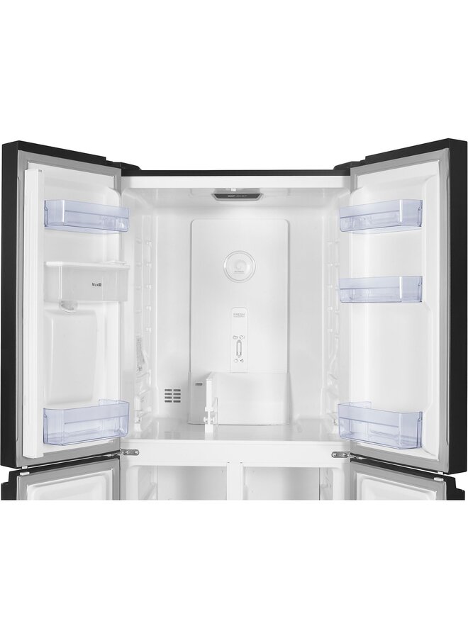 Frilec BONN-MD458-WS-040DD1 Amerikaanse koelkast