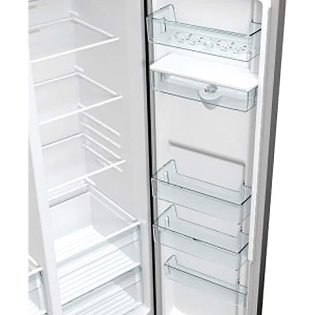 Gorenje  NRR 9185 EABXLWD Amerikaanse koelkast Zwart