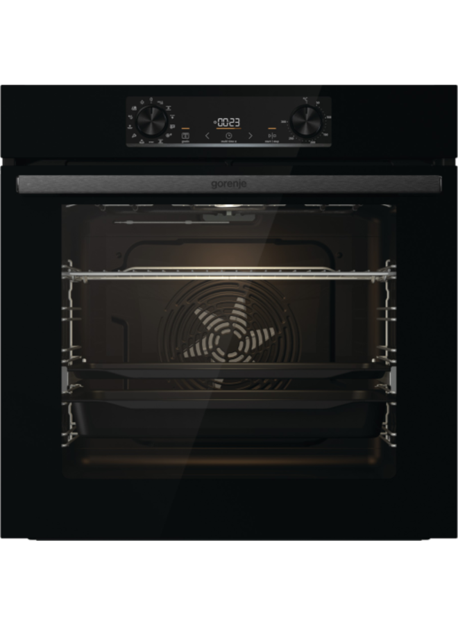 Inbouw oven | Zwart | Nis 60 | Aqua Clean | BOS6737E13BGOT