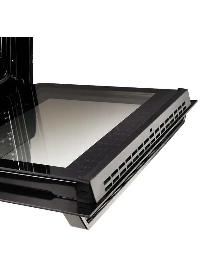 Inventum VFG6034WGZWA | Gasfornuis | Zwart | Hetelucht | 60 cm