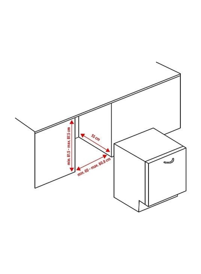 Bosch SMV4EVX02E inbouw vaatwasser Autodeur